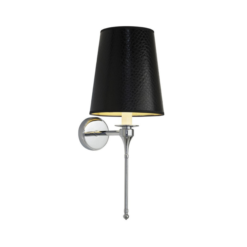 Anhänger, WandLampe schwarz Leder