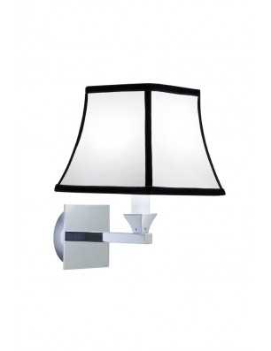 Astoria Wall lamp with black pinstripe