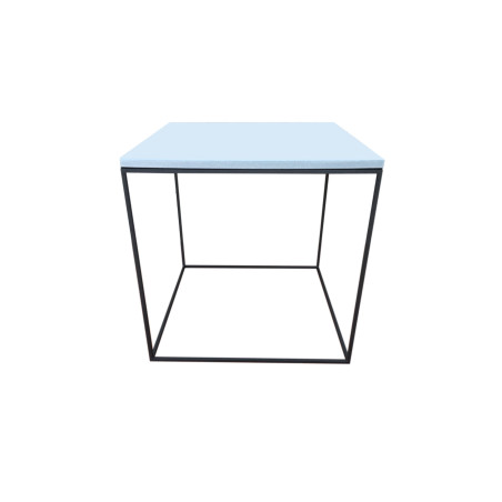 Tavolino Da Divano Etna In Pietra Lavica Smaltata 50x50x50