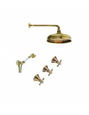 Faucets in solid brass - 6022 Ulisse faucet wall mounted shower