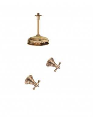 Faucets in solid brass - 6021-L Ulisse wall mounted shower