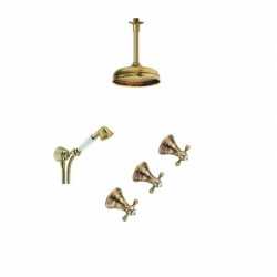 Faucets in solid brass - 6022-L Ulisse wall mounted shower
