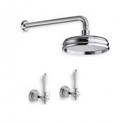 Faucets in solid brass - 6021 Penelope wall mounted shower