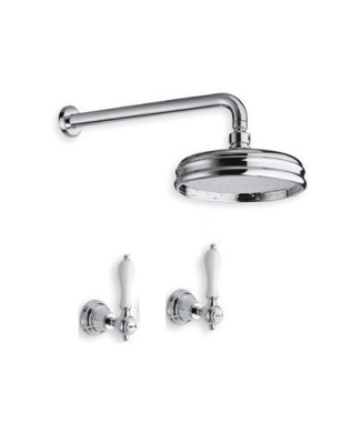 Faucets in solid brass - 6021 Penelope wall mounted shower