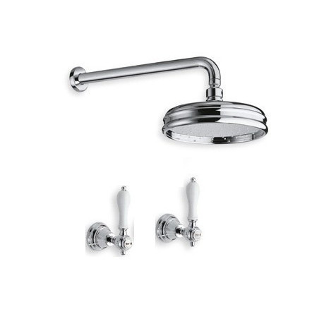 Faucets in solid brass - 6021 Penelope wall mounted shower