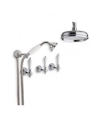 Faucets in solid brass - 6022-L Penelope wall mounted shower