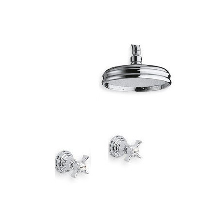 Kranar i massivt mässing - 6021-L Waterspring väggmonterad dusch