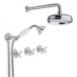 Faucets in solid brass - 6022 Waterspring wall mounted shower