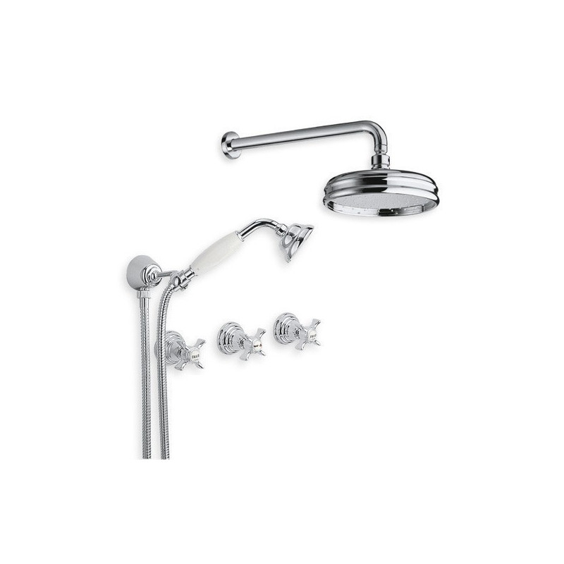 Doccia In Ottone Massiccio - 6022 Waterspring a parete