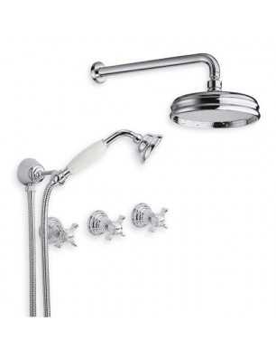 Faucets in solid brass - 6022 Waterspring wall mounted shower