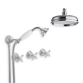 Armaturen aus massivem Messing - 6022-L Waterspring wandmontierte Dusche
