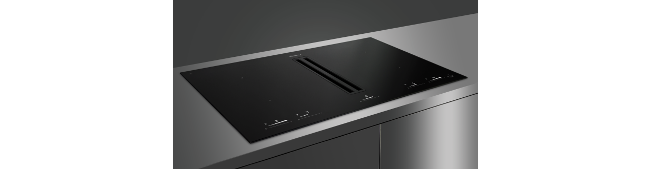 Induction cooktop with integrated extractor EsiStyle