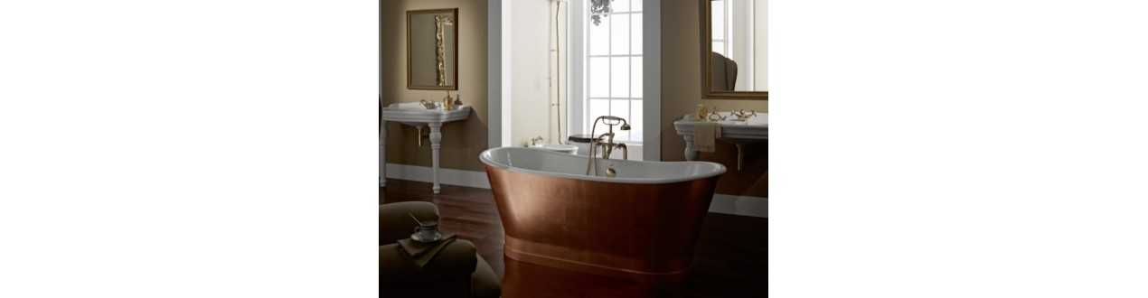 Free standing bathtub in classic newer design. Inspiration and style for kitchen and bathroom | Bellistri Bad & Køkken